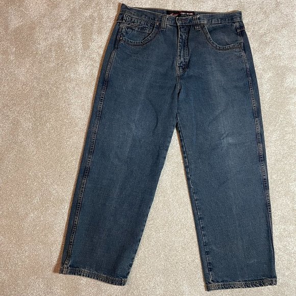 Men's Kick Back Denim Jeans Size 38W 30L - Picture 1 of 5